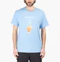 Футболка мужская Pleasures Message Light Blue P21F044