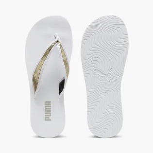 Тапочки женские Puma Sandy Flip White/Metallic 395426-01