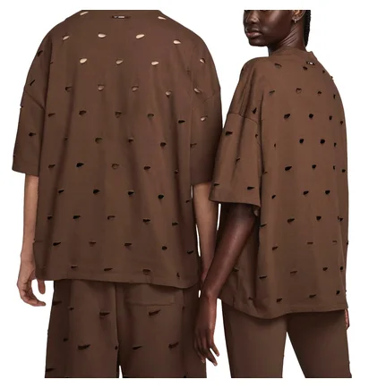 Футболка унісекс Nike T-Shirt Swoosh X Jacquemus Brown FJ3477-259