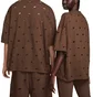 Футболка унісекс Nike T-Shirt Swoosh X Jacquemus Brown FJ3477-259