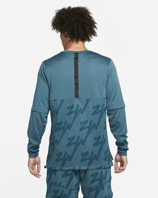 Кофта мужская Air Jordan Zion Shooting Ls Training Light Blue DJ5871-393