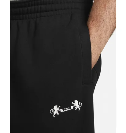 Штани чоловічі Nike Lebron Open Hem Fleece Pants Black FB7127-010