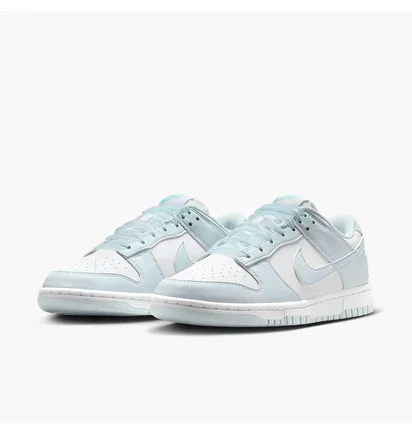 Кроссовки женские Nike Dunk Low Next Nature White/Light Blue IB7311-100