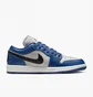 Кросівки жіночі Air Jordan Air 1 Low White/Blue DC0774-402