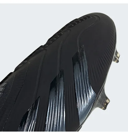 Бутси унісекс Adidas Predator 24 Elite Laceless Firm Ground Cleats Black IE1807