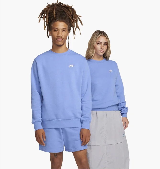 Світшот чоловічий Nike Sportswear Club Fleece Blue BV2662-450