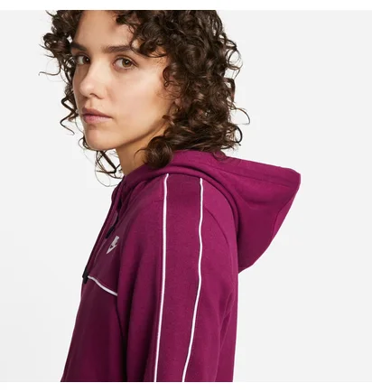 Толстовка жіноча Nike W Nsw Mlnm Essntl Flc Fz Hdy Violet CZ8338-610