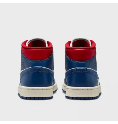 Кроссовки женские Air Jordan 1 Mid Blue/White BQ6472-146