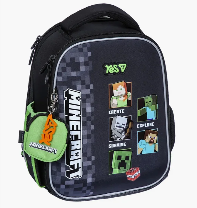 Рюкзак дитячий YES Minecraft Reality Black H-100S-550223