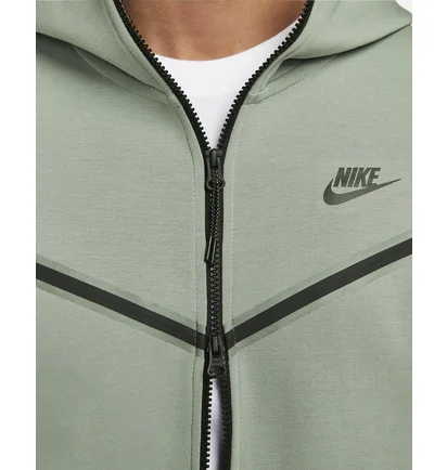 Толстовка чоловіча Nike M Nsw Tch Flc Hoodie Fz Wr Olive Cu4489-330