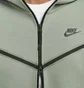 Толстовка чоловіча Nike M Nsw Tch Flc Hoodie Fz Wr Olive Cu4489-330