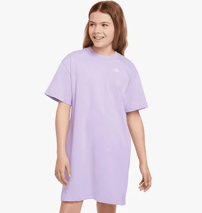 Платье детское Nike G Nsw Tshirt Drss Pink FB1258-515