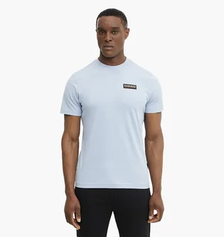 Футболка мужская Napapijri S-Kasba T-Shirt Light Blue NP0A4HQQI831