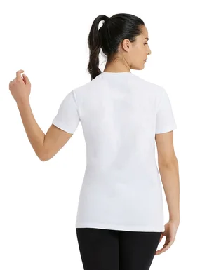 Футболка жіноча Arena Team T-Shirt Panel White 004892-100