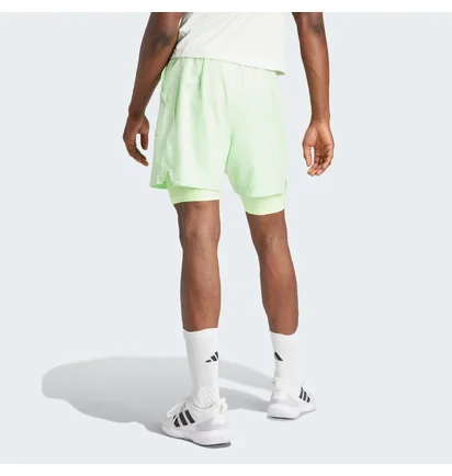 Шорти чоловічі Adidas Tennis Heat.Rdy Shorts And Inner Shorts Green IL7380