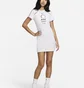 Платье женское Nike Sportswear Short-Sleeve Dress White HF5955-100