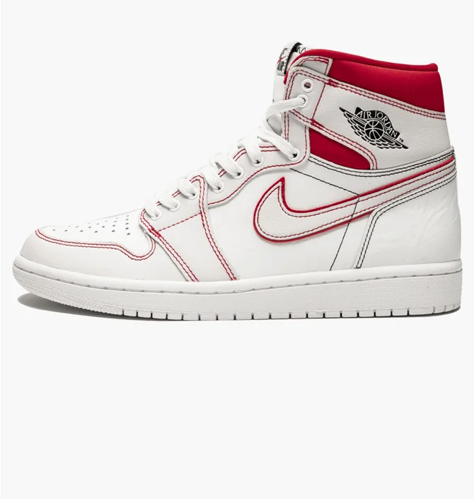 Кроссовки мужские Air Jordan 1 Retro High Og White 555088-160