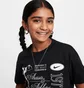 Футболка детская Nike Sportswear T-Shirt Black HM6306-010