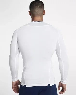 Термобелье мужское Nike Top Ls Comp White 838077-100