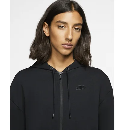 Толстовка жіноча Nike Sportswear WomenS Full-Zip Hoodie Black CJ3752-010