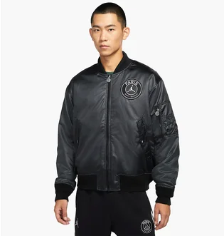 Куртка мужская Air Jordan Ma-1 Paris Saint-Germain Bomber Jacket Black Db6492-010