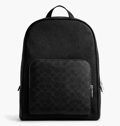 Рюкзак чоловічий Coach Wade Backpack In Signature Canvas Black Signature Black CCB92