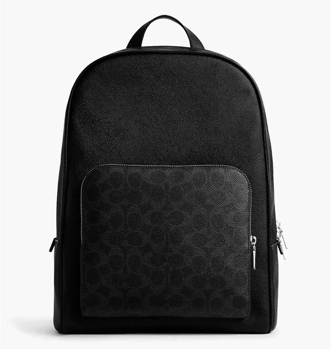 Рюкзак чоловічий Coach Wade Backpack In Signature Canvas Black Signature Black CCB92