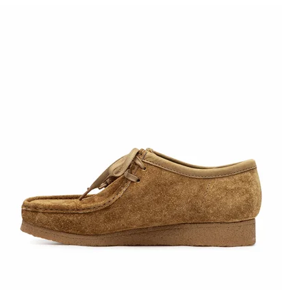Ботинки унисекс Clarks Wallabee Hairy Suede Brown 26168852
