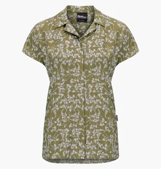 Сорочка жіноча Jack Wolfskin Sommerwiese Olive 1404051-8775