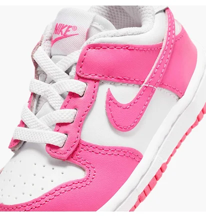 Кросівки дитячі Nike Dunk Low (Td) White/Pink FB9107-102