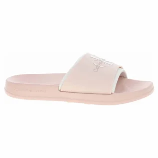 Тапочки женские Calvin Klein Logo Sliders Beige YW0YW00585TLL