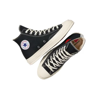 Кеди унісекс Converse X Comme Des Garçons Play X Chuck 70 High Black A08801C
