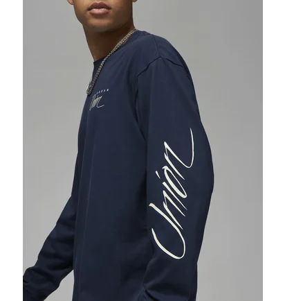 Лонгслів чоловічий Air Jordan Long Sleeve T-Shirt X Union La Blue DV7341-419