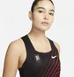 Майка женская Nike Adv Aeroswift Singlet Black/Red DR5849-010