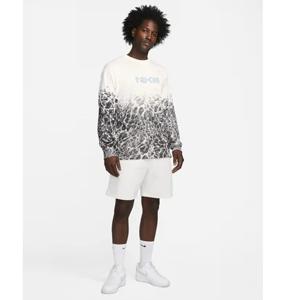 Світшот унісекс Nike Kukini Long-Sleeve Tee White/Grey FB3030-100