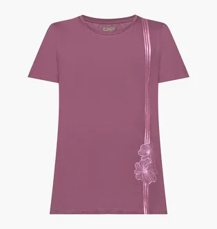 Футболка женская CMP T-Shirt Pink 33F7766-C904