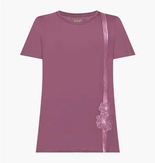 Футболка жіноча CMP T-Shirt Pink 33F7766-C904