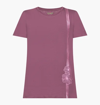 Футболка женская CMP T-Shirt Pink 33F7766-C904