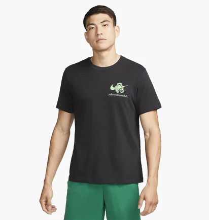 Футболка чоловіча Nike T-Shirt Dri-Fit Black FJ2450-010