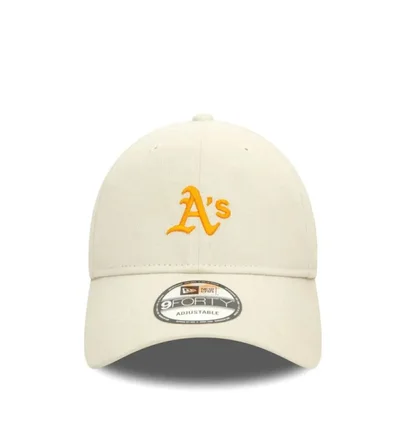 Кепка унісекс NEW ERA Washed 940 Athletics Beige 60565339