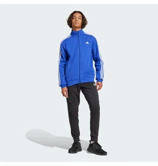 Спортивный костюм мужской Adidas Basic 3-Stripes Fleece Blue/Black IY6665