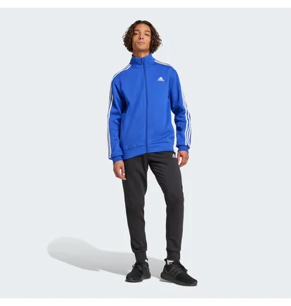 Спортивный костюм мужской Adidas Basic 3-Stripes Fleece Blue/Black IY6665