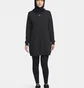 Кофта женская Nike Dri-Fit One Crew-Neck French Terry Tunic Black FJ9567-010