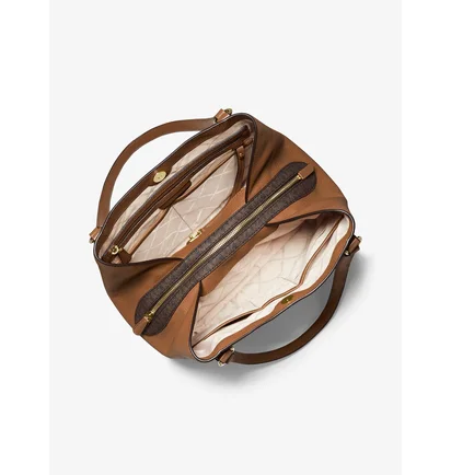 Сумка жіноча Michael Kors Carrie Large Logo Shoulder Bag Brown 30F0G1AE3B-BRN-ACORN-23615