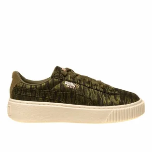 Кросівки жіночі Puma Basket Platform Vr Wmns Olive 364092-01