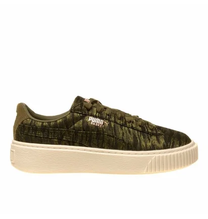 Кросівки жіночі Puma Basket Platform Vr Wmns Olive 364092-01