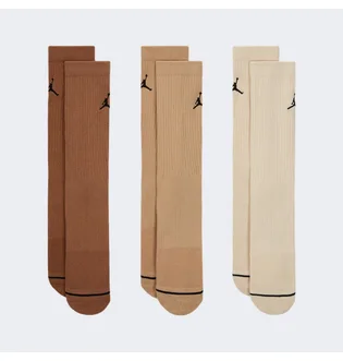 Носки мужские Air Jordan Everyday Crew Socks Brown (3 пары) DX9632-923