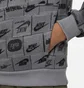 Худи детское Nike K Nsw Club Ft Hdy Aop Grey FN8741-084