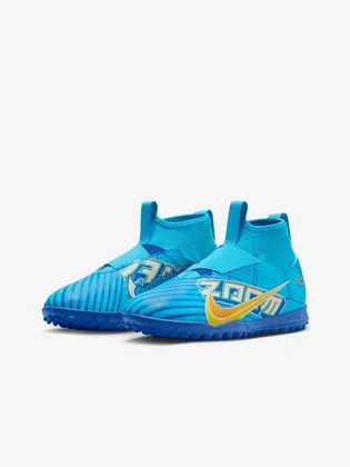 Сороконіжки дитячі Nike Air Zoom Mercurial Superfly 9 Academy X Mbappe Tf Light Blue DO9794-400
