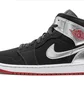 Кроссовки унисекс Air Jordan 1 Mid Black 554724-057